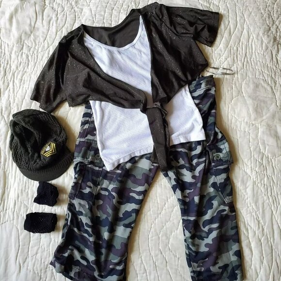LYRIC BALLET DANCE COSTUME 12-16 YO MILITARY GREEN by REVOLUTION DANCEWEAR - Picture 1 of 10